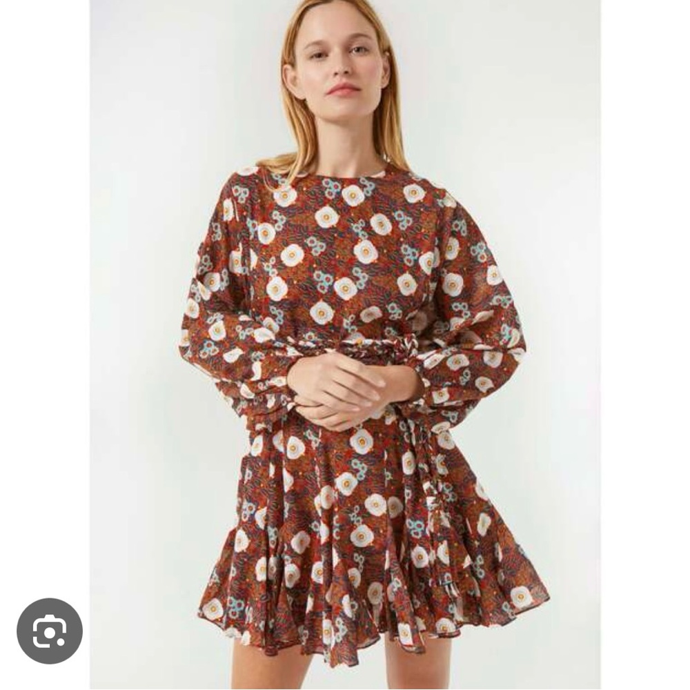 RHODE ELLA DRESS | SCARLET AURA BLOSSOM